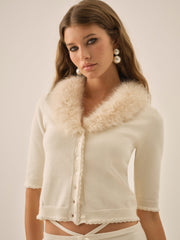 Maura Knit Cardigan Cream