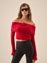 Aspen Knit Top Red