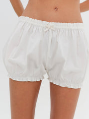 Sonnet Lace Babydoll Set White