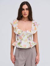 Cleodora Top White