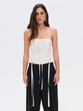 Lilibet Corset Top White
