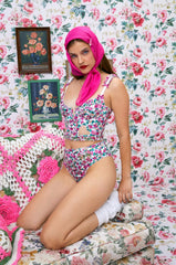Heart Bloom Bustier Pink