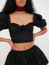 Maye Crop Top Black