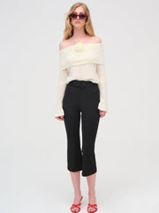 Aspen Knit Top Cream
