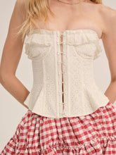 Tea Time Corset Top Cream