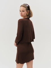 Elliana Cardigan Chocolate