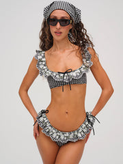 Daisy Lane Bikini Bottom Black