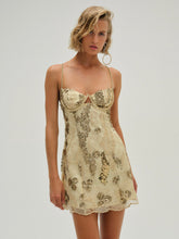 Opal Mini Dress Gold