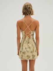Opal Mini Dress Gold