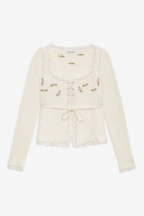 Pheobe Knit Top Cream