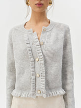 Mia Soft Knit Cardigan Grey