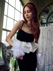 Lise Knit Midi Skirt Black