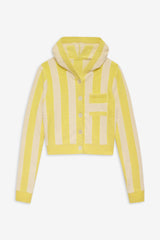 Sleepy Stripe Hoodie Yellow