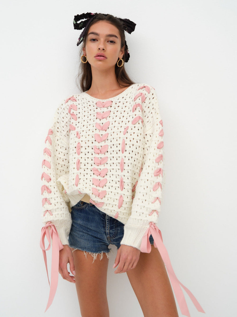 Laurel Oversized Sweater White