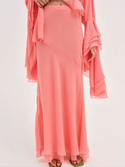Joana Maxi Skirt Peach