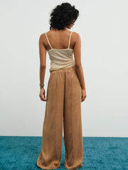 Clarabell Wide-Leg Pant CAMEL