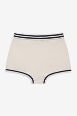 Simona Pointelle Striped Short Navy