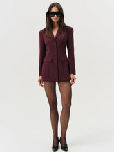 Selena Blazer Burgundy