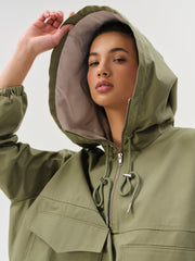 Alessia Pullover Jacket Green