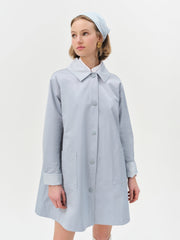 Leslie Button-Up Jacket Blue