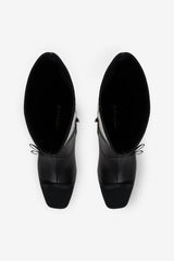 Claudine Cap Toe Boot Black