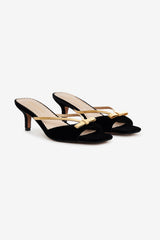Grace Mule Heel Black