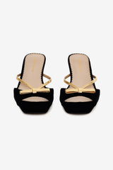 Grace Mule Heel Black