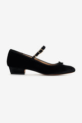 Lucia Velvet Mary Jane Black