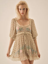 Spellbound Rose Mini Dress Pale Pink