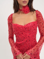 Gwendolyn Mini Dress Red