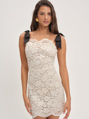Lakeside Mini Dress Gold