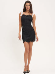 Lakeside Mini Dress Black