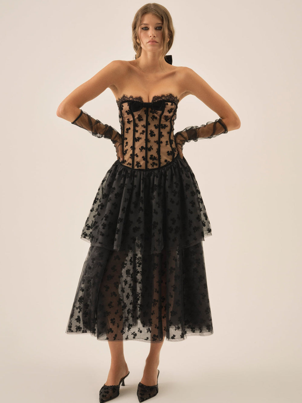 Dionne Midi Dress Black