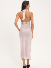 Maia Maxi Slip Dress Pink