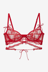 Sonja Underwire Bra Red