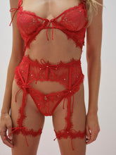 Sonja Garter Belt Red