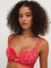 Heartbeat Underwire Bra Red