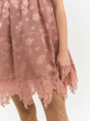 Olivia Mini Dress Mahogany