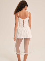 Susannah Midi Dress White