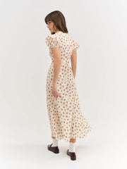 Adahlia Floral Maxi Dress Cream