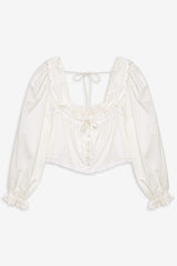 Venetia Sleep Top Vintage Cream