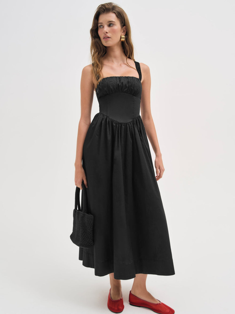 Etienne Midi Dress Black