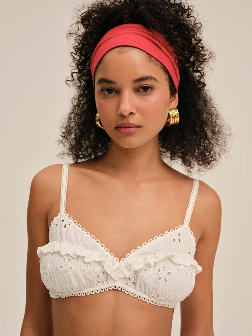 Dreamy Daisy Bra Top White
