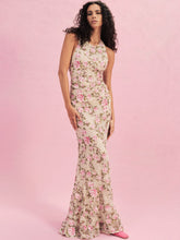Esme Rose Embroidered Gown Pink