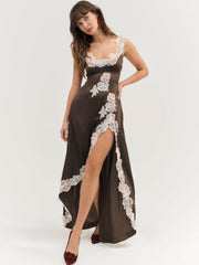Clemence Maxi Dress Chocolate