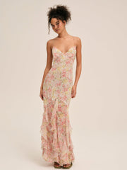 Elea Maxi Dress Peach