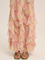 Elea Maxi Dress Peach