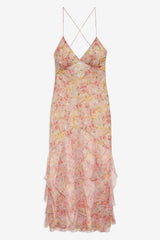 Elea Maxi Dress Peach
