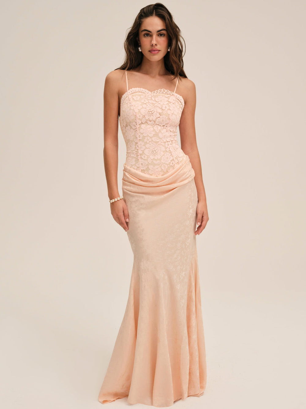Karissa Gown Peach