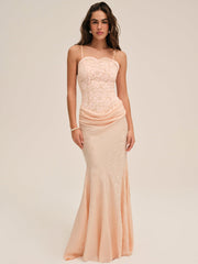 Karissa Gown Peach